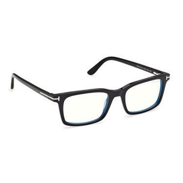 Tom Ford Occhiali da Vista FT6175-B 001 Nero Lucido Trasparente con Clip Grigio Scuro Uomo 5
