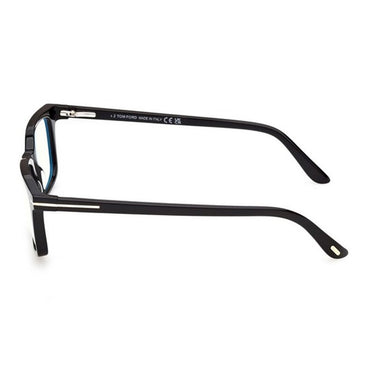 Tom Ford Occhiali da Vista FT6175-B 001 Nero Lucido Trasparente con Clip Grigio Scuro Uomo 3