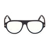 Tom Ford Occhiali da Vista FT6178-B 001 Nero Lucido Trasparente Uomo  