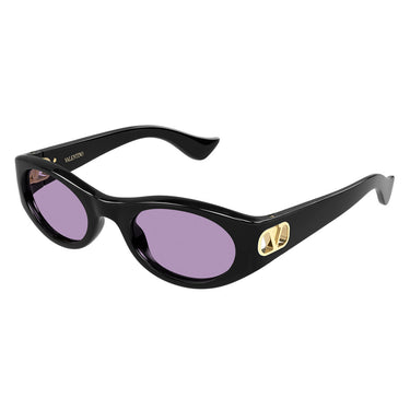 Valentino Occhiali da Sole VG0015S 002 Nero Viola Donna 1