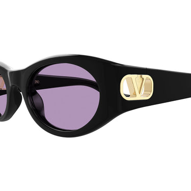 Valentino Occhiali da Sole VG0015S 002 Nero Viola Donna 2