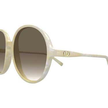 Valentino Occhiali da Sole VG0017S 004 Avorio/Marrone Donna 2
