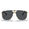 Versace Sunglasses VE2238 143687 Gold-Dark Gray Unisex