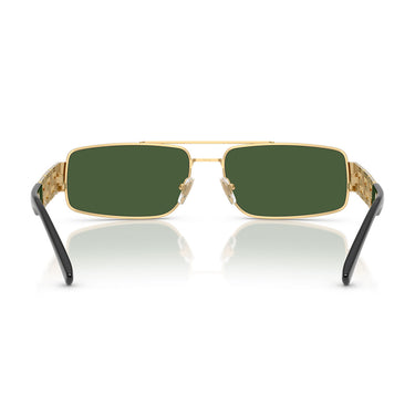 Versace Occhiali da Sole VE2257 100271 Oro Verde Scuro Unisex  4