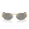 Versace Occhiali da Sole VE2264 100230 Oro/Verde Specchiato Argento Unisex