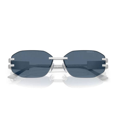 Versace Lunettes de Soleil VE2274 100080 Argent/Bleu Foncé Unisexe 4