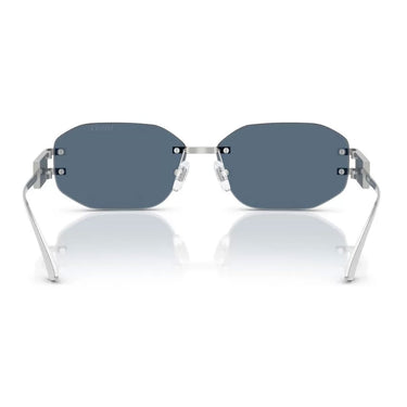 Versace Lunettes de Soleil VE2274 100080 Argent/Bleu Foncé Unisexe 3
