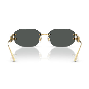 Versace Lunettes de Soleil VE2274 100287 Or Gris Foncé Unisexe 4