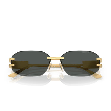 Versace Lunettes de Soleil VE2274 100287 Or Gris Foncé Unisexe 5