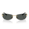 Versace Sunglasses VE2279 100287 Gold/Dark Gray Men