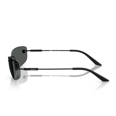 Versace Lunettes de Soleil VE2279 143687 Noir Mat/Gris Foncé Homme 3