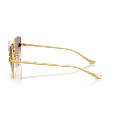 Versace Occhiali da Sole VE2282 10028Z Oro/Marrone Chiaro Donna