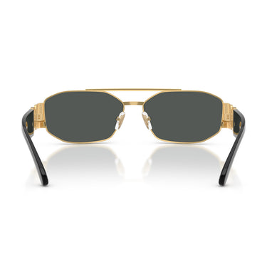 Versace Lunettes de Soleil VE2287 100287 Or Gris Foncé Homme 4