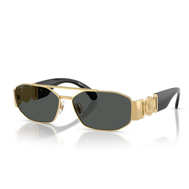 Versace Lunettes de Soleil VE2287 100287 Or Gris Foncé Homme 2