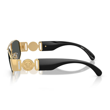 Versace Lunettes de Soleil VE2287 100287 Or Gris Foncé Homme 3