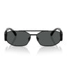 Versace Occhiali da Sole VE2287 126187 Nero Opaco/Grigio Scuro Uomo