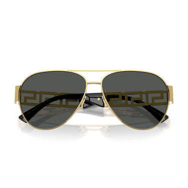 Versace Occhiali da Sole VE2289 100287 Oro Grigio Scuro Uomo 5
