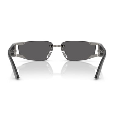 Versace Occhiali da Sole VE2291 10006G Gunmetal/Grigio Scuro Specchiato Argento Uomo 3