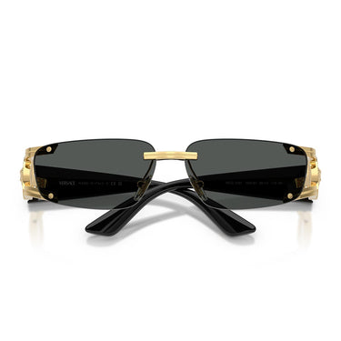 Versace Occhiali da Sole VE2291 100287 Oro/Grigio Scuro Uomo 4