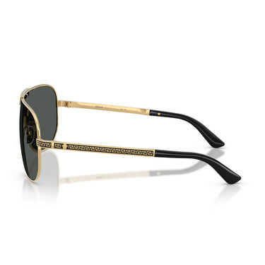 Versace Occhiali da Sole VE2293 100287 Oro/Grigio Scuro Uomo