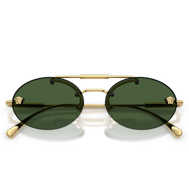 Versace Occhiali da Sole VE2295 100271 Oro Verde Scuro Donna 5