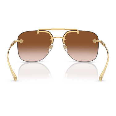 Versace Occhiali da Sole VE2296 100213 Oro/Marrone Sfumato Donna 3