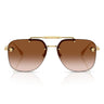 Versace Occhiali da Sole VE2296 100213 Oro/Marrone Sfumato Donna
