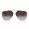 Versace Occhiali da Sole VE2296 100284 Oro/Grigio Sfumato Donna