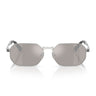 Versace Occhiali da Sole VE2297 10006G Argento Grigio Specchiato Uomo
