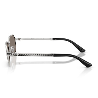 Versace Occhiali da Sole VE2297 10006G Argento Grigio Specchiato Uomo 3