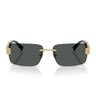 Versace Occhiali da Sole VE2298 100287 Oro/Grigio Scuro Uomo