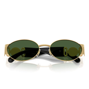 Versace Occhiali da Sole VE2299 100271 Oro Verde Scuro Uomo 5