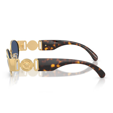 Versace Occhiali da Sole VE2299 100280 Oro Blu Scuro Uomo 3