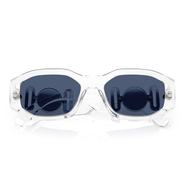 Versace Lunettes de Soleil VE4361 148/80 Biggie Cristallo/Blu Scuro Unisexe 4