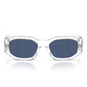 Versace Lunettes de Soleil VE4361 148/80 Biggie Cristallo/Bleu Foncé Unisexe