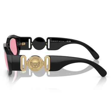 Versace Sunglasses VE4361 GB1-84 Biggie Black-Pink Unisex 2