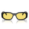 Versace Lunettes de Soleil VE4361 GB1/85 Biggie Noir/Jaune Unisexe