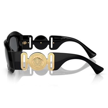 Versace Occhiali da Sole VE4425U GB1-87 Maxi Medusa Biggie Nero-Grigio Scuro Unisex 2