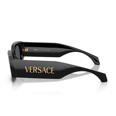Versace Lunettes de Soleil VE4489U GB1/87 Noir/Gris Foncé Unisexe
