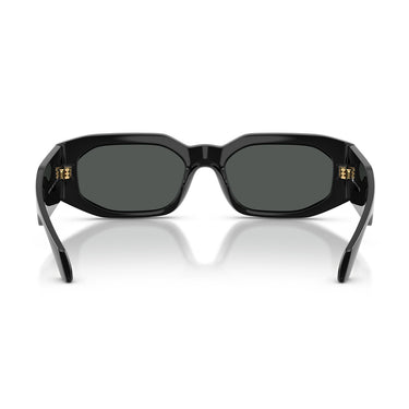 Versace Lunettes de Soleil VE4489U GB1/87 Noir/Gris Foncé Unisexe