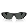 Versace Okulary Przeciwsłoneczne VE4491U GB1/87 Czarny/Ciemnoszary Damskie