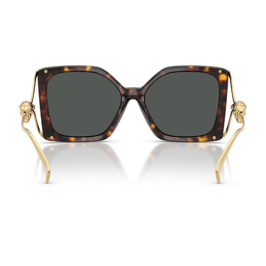 Versace Lunettes de Soleil VE4502U 108 87 Marron Gris Foncé Femme 4
