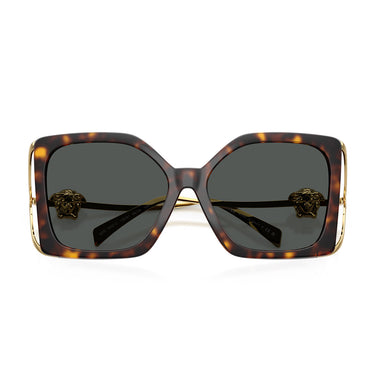 Versace Lunettes de Soleil VE4502U 108 87 Marron Gris Foncé Femme 5