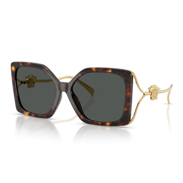 Versace Lunettes de Soleil VE4502U 108 87 Marron Gris Foncé Femme 2