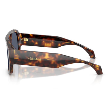 Versace Occhiali da Sole VE4508U 55372V Marrone/Blu Scuro Uomo Polarizzati 2