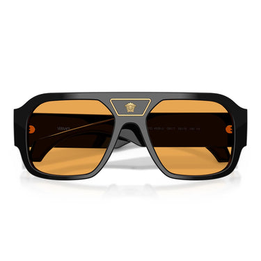 Versace Occhiali da Sole VE4508U GB1/7 Nero/Arancione Uomo 4