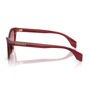 Versace Occhiali da Sole VE4522U 388 20 Rosso Trasparente Rosa Sfumato Donna 3
