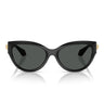 Versace Occhiali da Sole VE4524U GB1 87 Nero Grigio Scuro Donna 