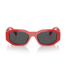 Versace Sonnenbrille VK4429U 506587 Biggie Rot Dunkelgrau Kinder