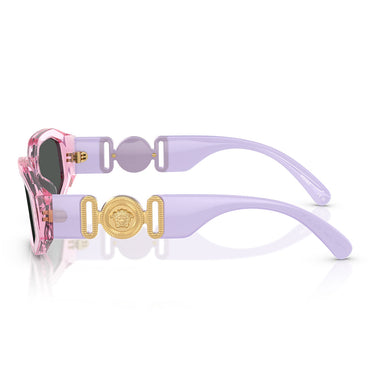 Versace Gafas de Sol VK4429U 552687 Biggie Lavanda Transparente Gris Oscuro Niños 2
